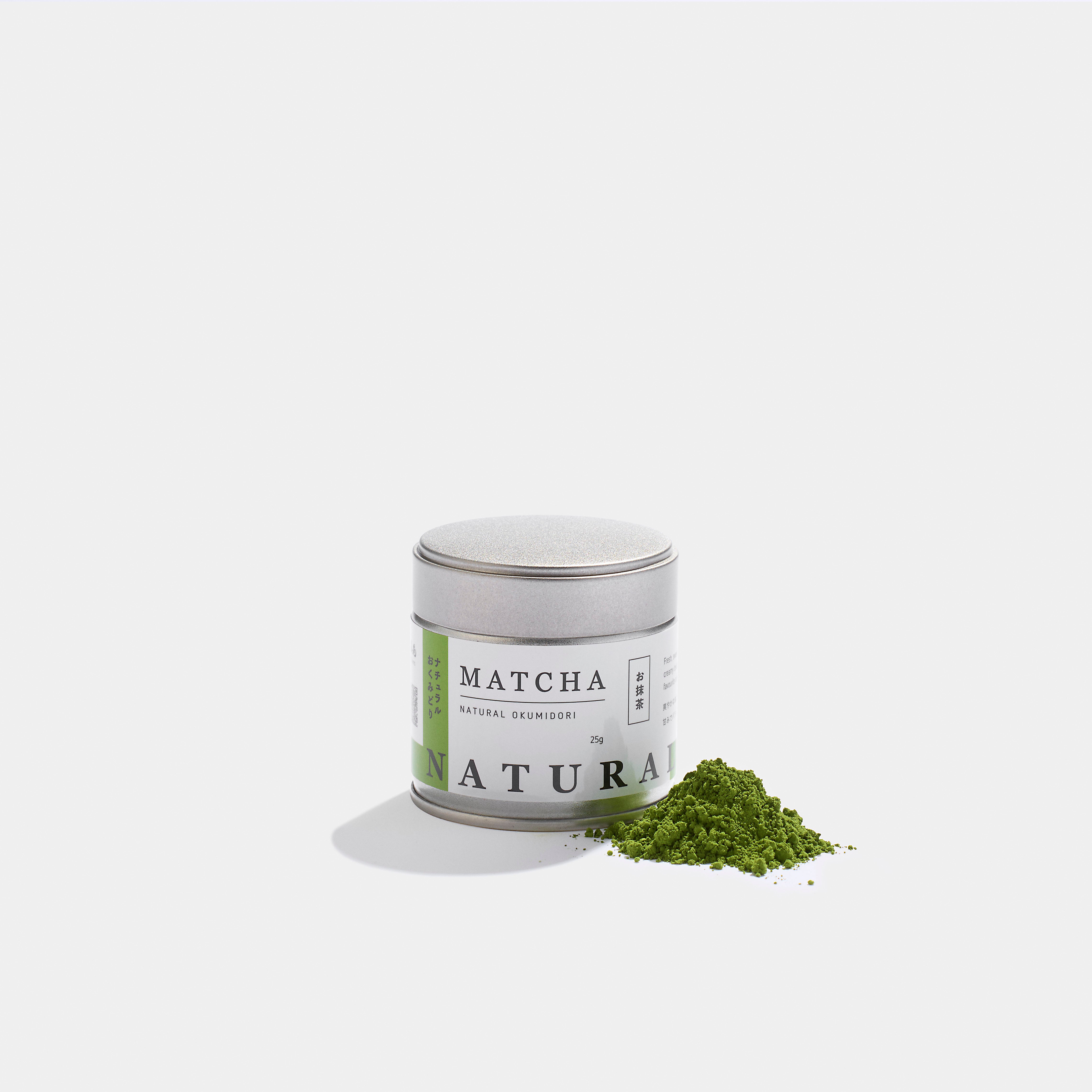 Natural Okumidori Matcha 25g Tin (Ceremonial) – Sing Tehus