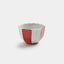 Japanese Red And White Hand Painted Tea Cup