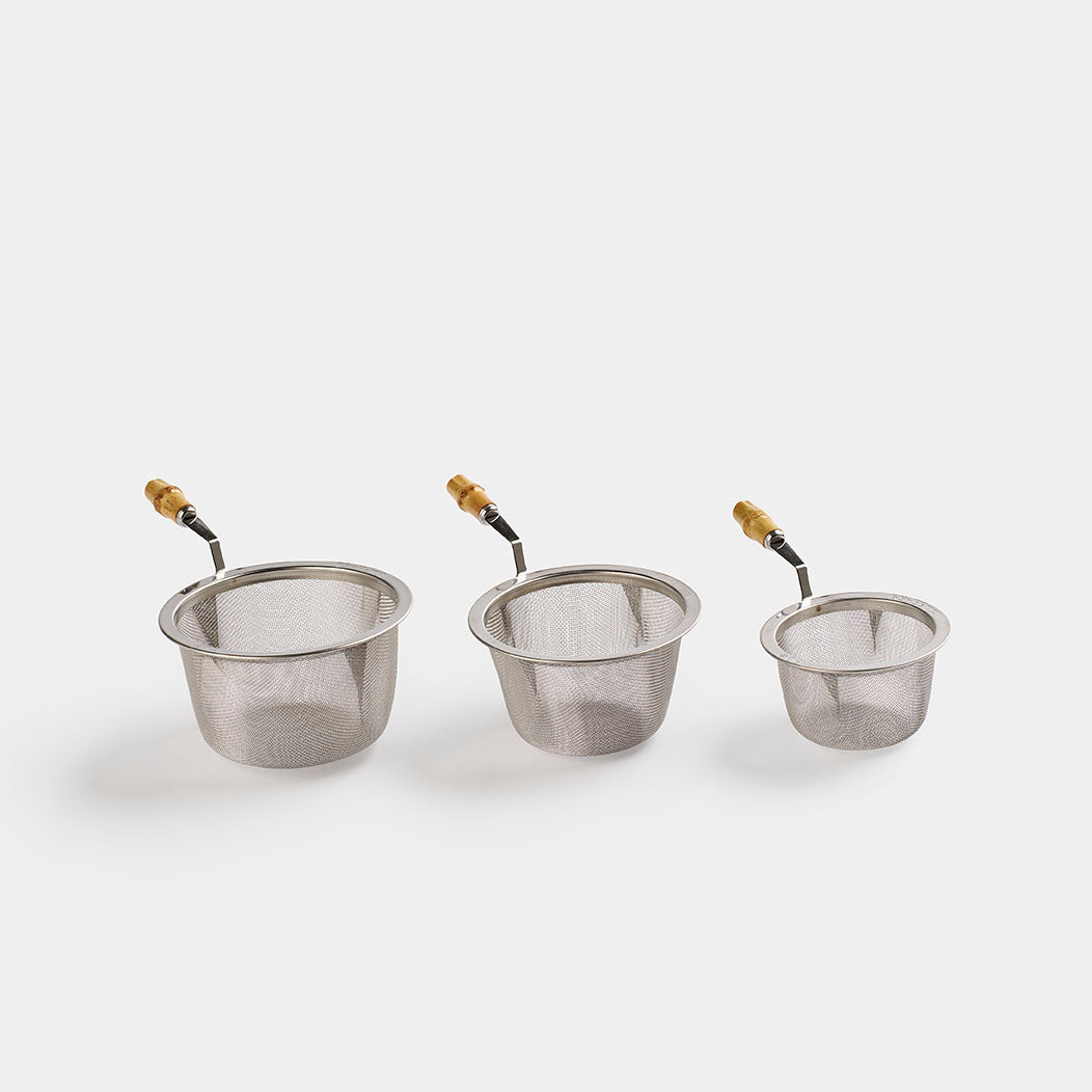 Sieve With Bamboo Handle