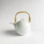 Hakusan Porcelain Teapot 400ml, Mayu White