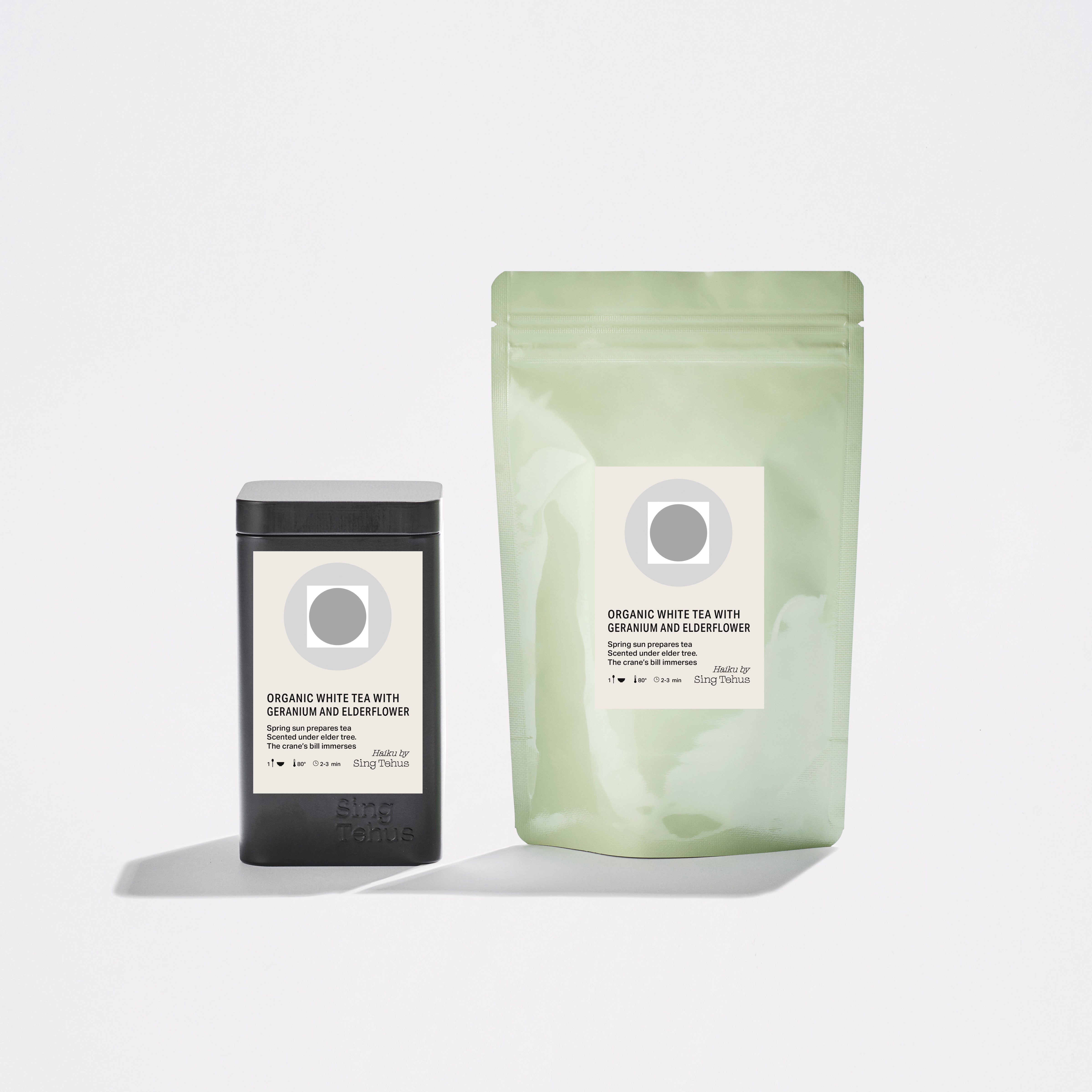 Organic White tea with geranium and elderflower