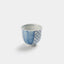 Japanese Porcelain Tea Cup With Blue Pattern